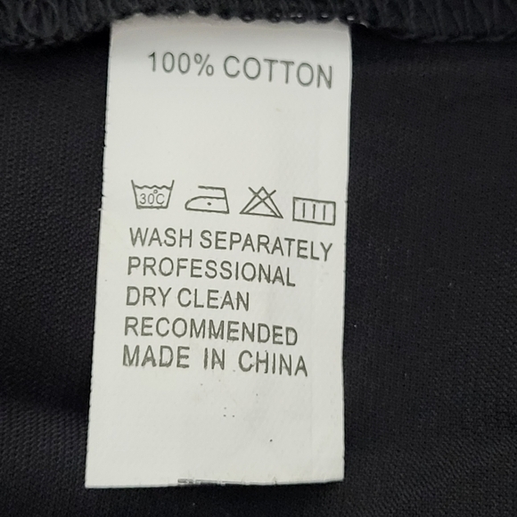 Black Kurta with Orange Detail Size 4X NWOT - Picture 5 of 7